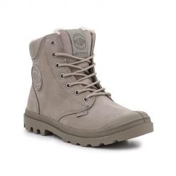 Buty do chodzenia unisex Palladium Sport Wps. Brązowe buty treningowe Palladium, bez wzorów, z materiału, za kostkę, bez zapięcia, trekkingowe. Za 796.00 zł.