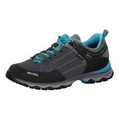 Buty trekkingowe damskie Meindl Ontario Gore-Tex. Niebieskie buty trekkingowe MEINDL, z gore-texu, bez zapięcia. Za 969.90 zł.