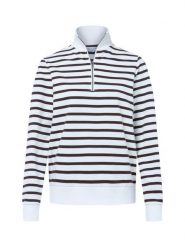 Marie Lund bluza nierozpinana Kobiety brązowy|biały, XS. Białe bluzy Marie Lund, xs, bez wzorów, z materiału, bez ramiączek, bez kaptura. Za 169.95 zł.
