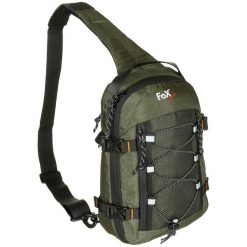 Torba na ramię Compact Sling. Zielone torby podróżne MFH MAX FUCHS, bez wzorów, z materiału, na ramię. Za 108.99 zł.