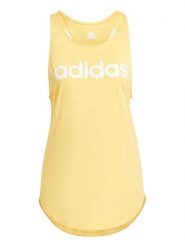 Adidas Top funkcyjny w kolorze żółtym rozmiar: XS. Żółte topy sportowe adidas, xs, bez wzorów, z bawełny. Za 56.53 zł.