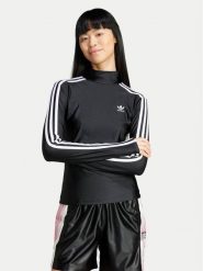 Adidas Bluzka adicolor 3-Stripes IZ3200 Czarny Slim Fit. Czarne bluzki adidas, l, bez wzorów, z syntetyku, bez kołnierzyka, bez ramiączek. Za 179.99 zł.