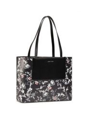 Jenny Fairy Torebka RX0684 Czarny. Czarne shopper bag Jenny Fairy, bez wzorów, ze skóry, bez dodatków. Za 53.99 zł.