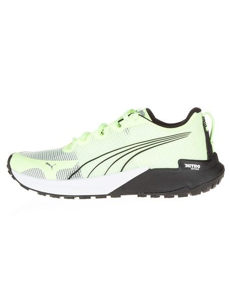 Puma Buty "FAST TRAC NITRO" w kolorze zielono-czarnym do biegania rozmiar: 38. Czarne buty do biegania Puma, bez wzorów, bez zapięcia, do biegania. Za 179.22 zł.