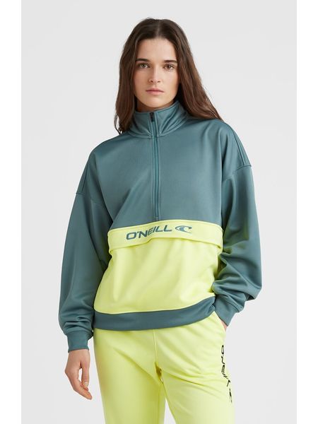 O'Neill Bluza polarowa "Rutile" w kolorze zielonym rozmiar: M. Zielone bluzy bez kaptura O'Neill, m, bez wzorów, z polaru. Za 127.65 zł.