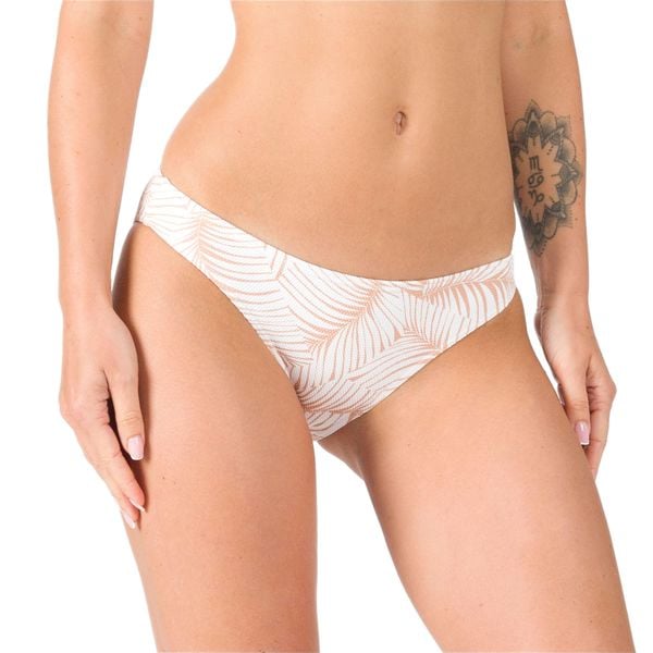 Dół od stroju kąpielowego ROXY Palm Tree Dreams. Białe bikini Roxy, bez wzorów. Za 62.99 zł.
