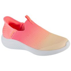 Buty sportowe Sneakersy damskie, Slip-Ins Ultra Flex 3.0 - Beauty Blend. Czerwone buty sportowe lifestyle Skechers, bez wzorów, bez zapięcia, trekkingowe, skechers sport. Za 339.99 zł.