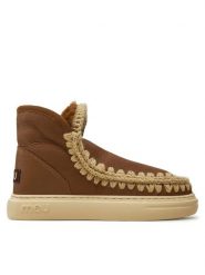 Mou Śniegowce Eskimo Sneaker Bold FW411000B Brązowy. Brązowe śniegowce Mou, bez wzorów, ze skóry, bez zapięcia. Za 1,149.00 zł.