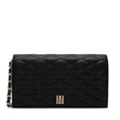 Torebka Badura. Czarne kopertówki Badura, bez wzorów, wizytowe, bez dodatków. Za 159.99 zł.