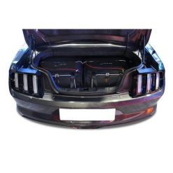 Torby Do Bagażnika Ford Mustang Cabrio 2014-2023 4Szt Kjust. Czarne torby podróżne KJUST, bez wzorów. Za 989.00 zł.