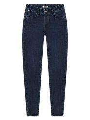 Wrangler Dżinsy - Skinny fit - w kolorze granatowym rozmiar: W27/L30. Niebieskie jeansy Wrangler, l, z aplikacjami, z podwyższonym stanem. Za 145.60 zł.