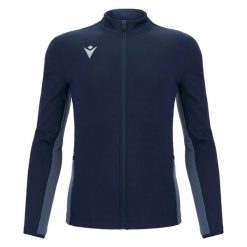 Bluza z pełnym zamkiem błyskawicznym Macron Record 3D. Niebieskie bluzy Macron, m, bez wzorów, bez kaptura. Za 354.00 zł.