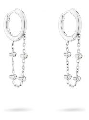 Tamaris Kolczyki-kreole ze szkłem rozmiar: onesize. Szare kolczyki Tamaris, szklane. Za 86.99 zł.