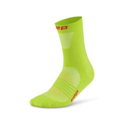 Damskie skarpety sportowe kompresyjne do połowy łydki PRO Run Ultralight CEP. Zielone skarpetki CEP, bez wzorów. Za 114.00 zł.