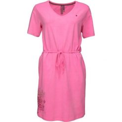 Elegancka Sukienka Abzoka dla Kobiet - Komfort i Styl. Czerwone sukienki ZSPORT, l, bez wzorów, z bawełny, eleganckie, bez kołnierzyka, bez ramiączek, dopasowane. Za 166.99 zł.