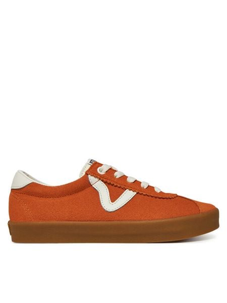 Vans Tenisówki Sport Low VN000CQR52K1 Pomarańczowy. Brązowe trampki Vans, bez wzorów, ze skóry, sportowe, bez zapięcia. Za 249.99 zł.