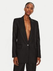 Bruuns Bazaar Marynarka Frida BBW4105 Czarny Regular Fit. Czarne marynarki i żakiety Bruuns Bazaar, bez wzorów, z wełny, bez ramiączek. Za 619.99 zł.