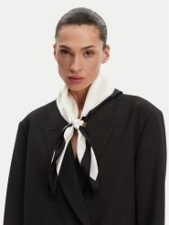 Calvin Klein Chusta K60K612978 Biały. Białe chusty Calvin Klein, bez wzorów, z jedwabiu. Za 219.99 zł.