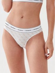 Guess Figi klasyczne Carrie O97E02 KBOE1 Biały. Białe figi Guess, z aplikacjami, z bawełny. Za 59.99 zł.