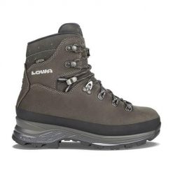 Buty trekkingowe damskie Lowa Tibet Superwarm Gtx. Brązowe buty trekkingowe Lowa, bez wzorów, z materiału, bez zapięcia. Za 1,228.00 zł.