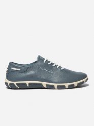 Buty sportowe damskie TBS Confort Jazaru. Niebieskie buty treningowe TBS, bez wzorów, ze skóry, bez zapięcia, trekkingowe. Za 445.50 zł.