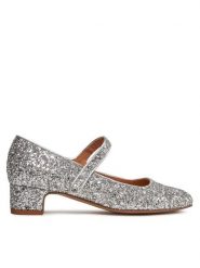 Balagan Baleriny Dora Srebrny. Szare baleriny BALAGAN, bez wzorów, z materiału, bez obcasa, bez zapięcia. Za 389.99 zł.