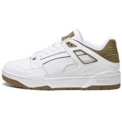 Buty sportowe Puma Slipstream. Białe buty treningowe Puma, bez wzorów, z materiału, bez zapięcia. Za 290.00 zł.