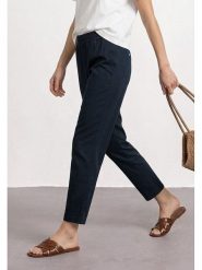 Street One Spodnie w kolorze granatowym rozmiar: 42/L28. Niebieskie spodnie materiałowe Street One, bez wzorów, z materiału, street. Za 139.95 zł.