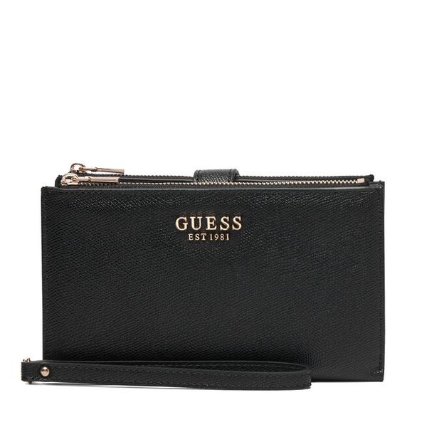 Portfel Guess. Czarne portfele Guess, z aplikacjami. Za 294.99 zł.
