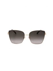 Jimmy Choo Damskie okulary przeciwsłoneczne w kolorze złoto-czarnym rozmiar: 59. Czarne okulary przeciwsłoneczne Jimmy Choo, bez wzorów, z tworzywa sztucznego, metalowe. Za 459.95 zł.