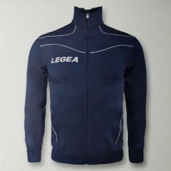 Kurtka Junior Texas Treningowa z Kapturem Niebiesko-Biała. Białe kurtki LEGEA, xs, bez wzorów, z materiału, sportowe, z kapturem. Za 64.00 zł.