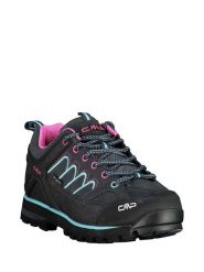 Cmp Skórzane buty trekkingowe "Moon" w kolorze antracytowo-czarno-różowym rozmiar: 40. Czarne trekkingi CMP, bez wzorów, ze skóry, bez zapięcia, outdoorowe. Za 350.45 zł.