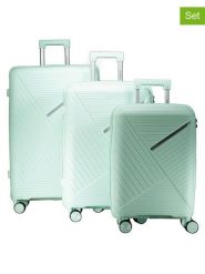 Geographical Norway 3-częściowy zestaw "Simi" w kolorze miętowym rozmiar: onesize. Niebieskie walizki Geographical Norway. Za 391.99 zł.