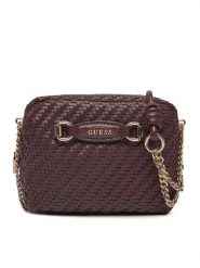Guess Torebka HWWG95 30140 Bordowy. Czerwone listonoszki Guess, z aplikacjami, ze skóry, bez dodatków. Za 309.99 zł.