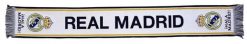 Szalik Real Madryt - licencjonowany 140 cm x 20 cm. Białe szaliki i kominy Real Madrid, bez wzorów, z materiału. Za 99.00 zł.