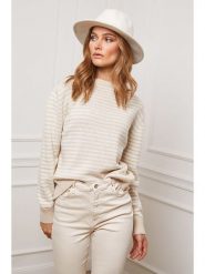 So Cachemire Sweter "Dweg" w kolorze beżowym rozmiar: S. Brązowe swetry So Cachemire, s, bez wzorów, z kaszmiru, bez ramiączek. Za 228.92 zł.