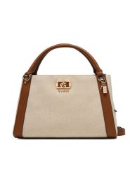 Guess Torebka Karnilla HWAG97 19070 Beżowy. Brązowe torebki klasyczne Guess, z aplikacjami, z materiału, bez dodatków. Za 679.99 zł.