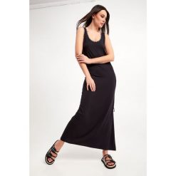 Sukienka LIU JO. Czarne sukienki Liu Jo, l, bez wzorów, bez kołnierzyka, bez ramiączek, maxi. Za 459.00 zł.