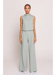 Made of emotion Kombinezon w kolorze zielonym rozmiar: XL. Zielone kombinezony Made Of Emotion, xl, bez wzorów, bez kołnierzyka, bez ramiączek. Za 184.89 zł.