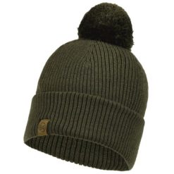 Czapka dla dorosłych Buff Lifestyle Adult Knitted Hat TIM Merino. Zielone czapki zimowe Buff, bez wzorów, sportowe. Za 227.00 zł.