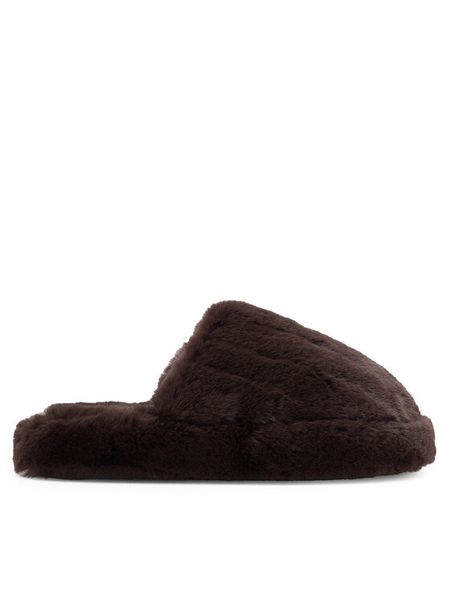 DeeZee Kapcie DE-10 Brązowy. Brązowe kapcie DeeZee, bez wzorów, z materiału. Za 79.99 zł.