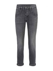 Herrlicher Dżinsy - Slim fit - w kolorze antracytowym rozmiar: W28. Czarne jeansy Herrlicher, bez wzorów, klasyczne, z podwyższonym stanem. Za 114.71 zł.