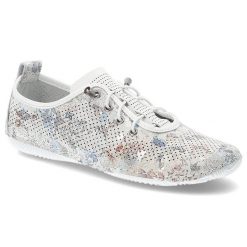 Białe Półbuty Artiker Modne Obuwie Damskie. Białe półbuty wsuwane Artiker, na lato, z aplikacjami, ze skóry, eleganckie, bez obcasa. Za 159.00 zł.