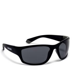 Okulary przeciwsłoneczne Shaq. Czarne okulary przeciwsłoneczne Shaq, bez wzorów. Za 129.99 zł.