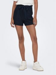 JDY Szorty materiałowe Say 15225921 Granatowy Regular Fit. Niebieskie szorty JDY, bez wzorów, z materiału. Za 59.99 zł.