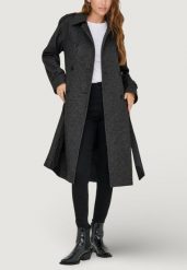 Kurtka anorak Kobieta ONLY ONLASTA TRENCHCOAT OTW. Szare kurtki ONLY, uniwersalny, bez wzorów, eleganckie, bez kaptura. Za 344.85 zł.