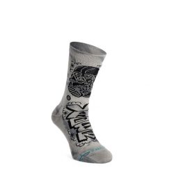 Skarpety Stance DJ Darth Crew. Szare skarpetki Stance, bez wzorów, trekkingowe. Za 58.99 zł.