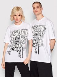 Market T-Shirt Unisex Backboard Breaker 399001073 Biały Relaxed Fit. Białe t-shirty Market, xl, bez wzorów, z bawełny, bez kołnierzyka, bez ramiączek. Za 199.99 zł.