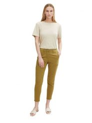 Tom Tailor Spodnie w kolorze oliwkowym rozmiar: 44/L28. Zielone spodnie materiałowe Tom Tailor, bez wzorów, z materiału. Za 43.99 zł.