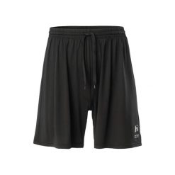 Spodenki treningowe Huari Vetrop TM. Czarne szorty sportowe Huari, bez wzorów, z elastanu, na fitness i siłownię. Za 75.98 zł.